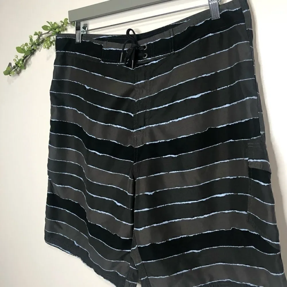 Eastern Mountain Sports striped Swim Trunks